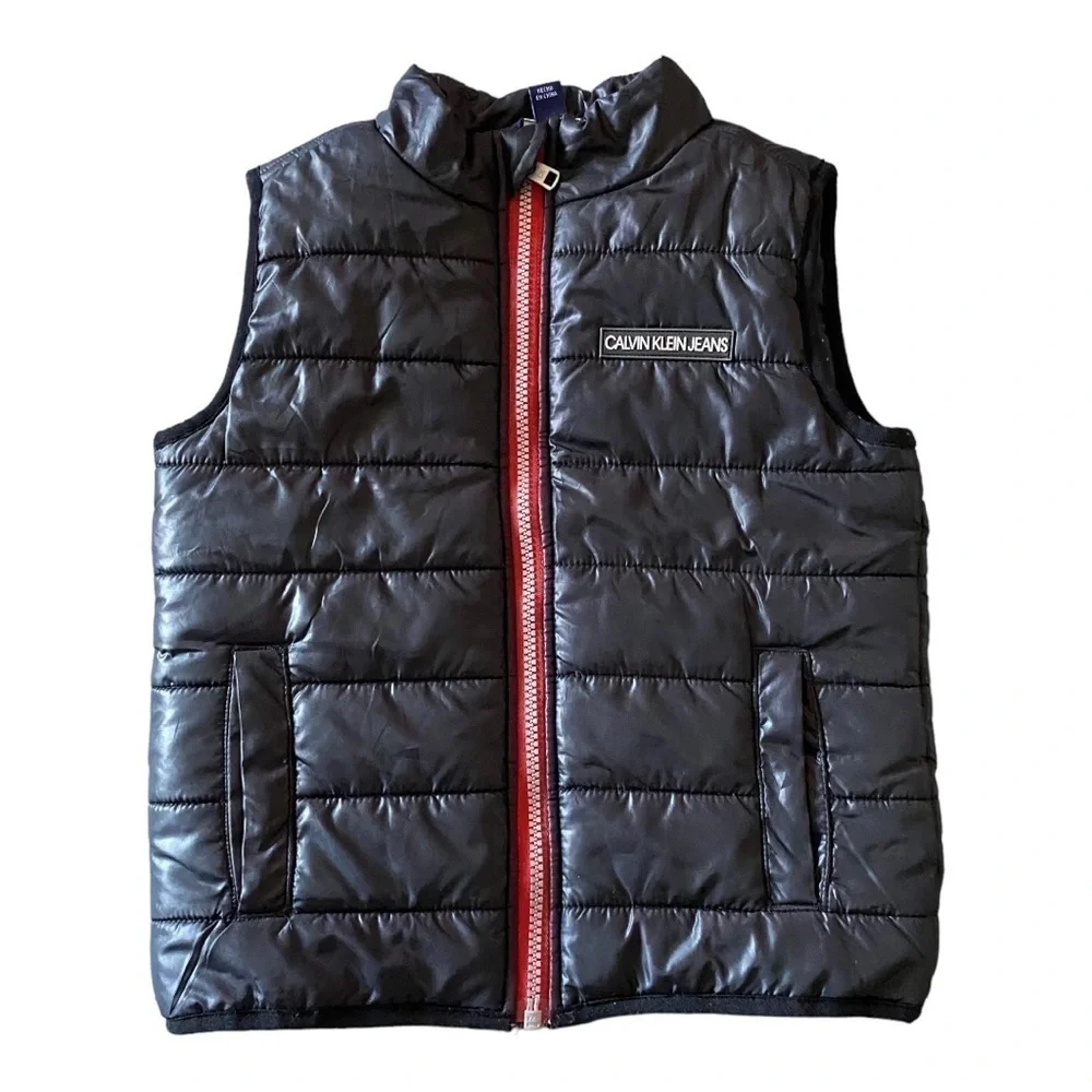 CALVIN KLEIN-BOYS 4T- BLACK PUFFER VEST